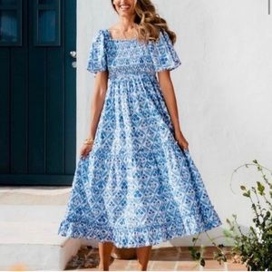 Pink City Prints Dress